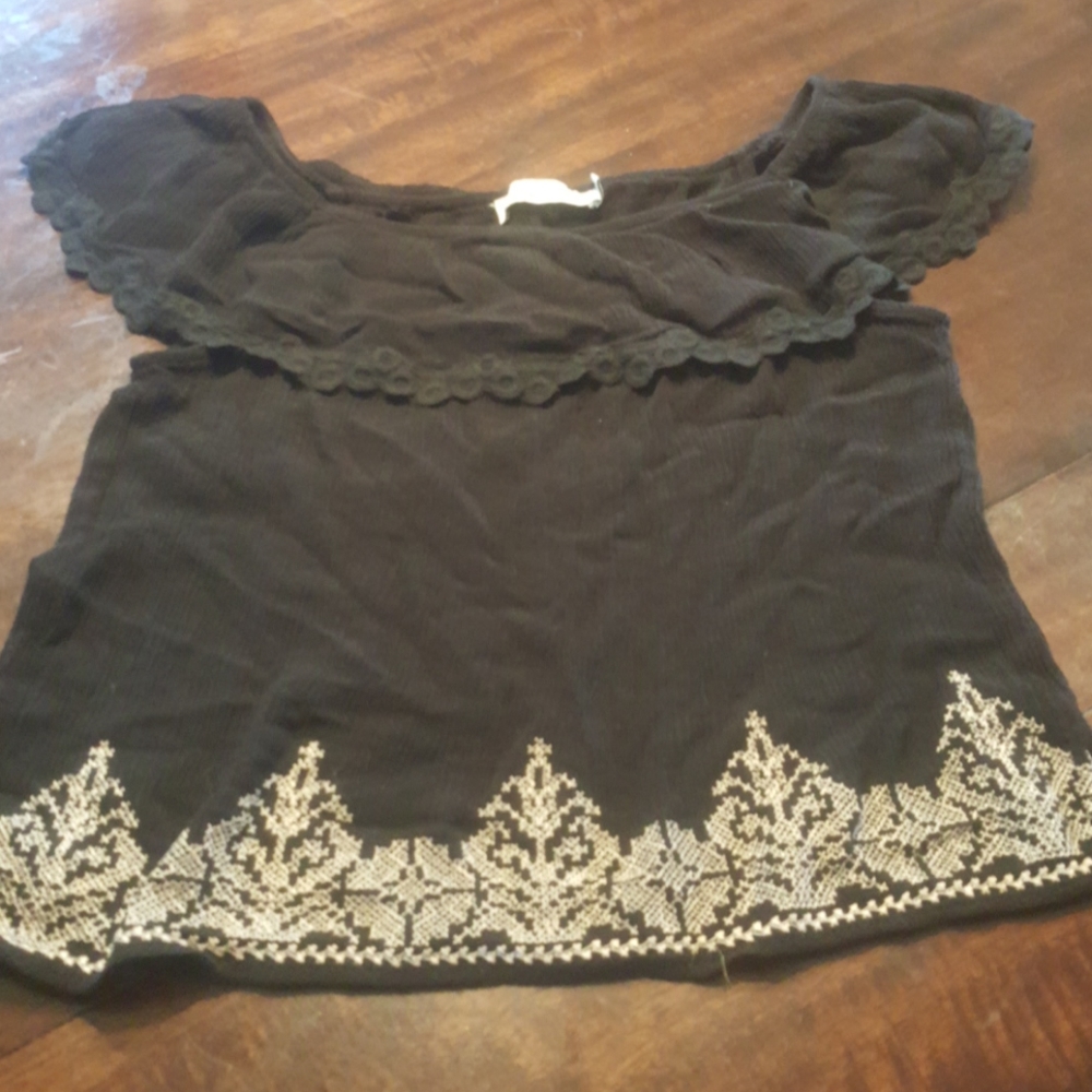 Off the shoulder blouse shirt size small